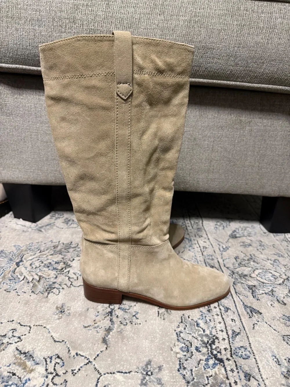 Veronica Beard Suede knee high boots